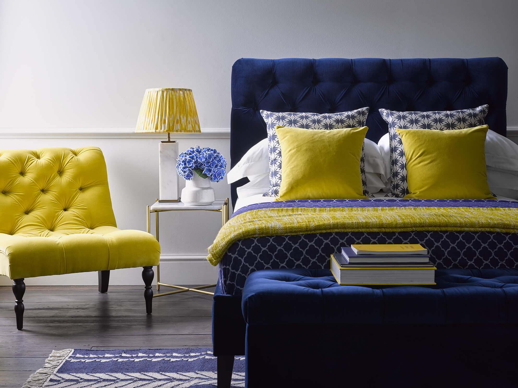 Beat Blue Monday with these 5 stunning blue interiors - website astiazh