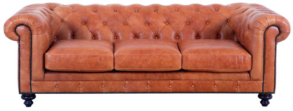 CLASSIC TUFTED LEATHER SOFAS